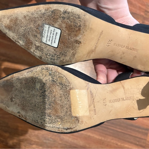 Manolo Blahnik Halter Pump 41 1/2 - Picture 4 of 5